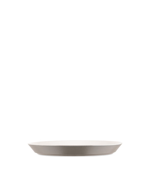 Tonale gris clair Assiette plate. 4 pièces Alessi