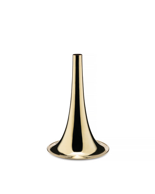 Trumpet brass Blumenvase Alessi