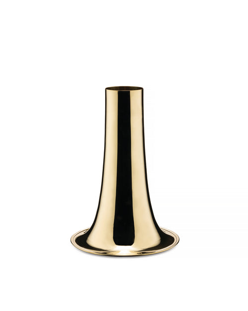 Trumpet brass Blumenvase Alessi