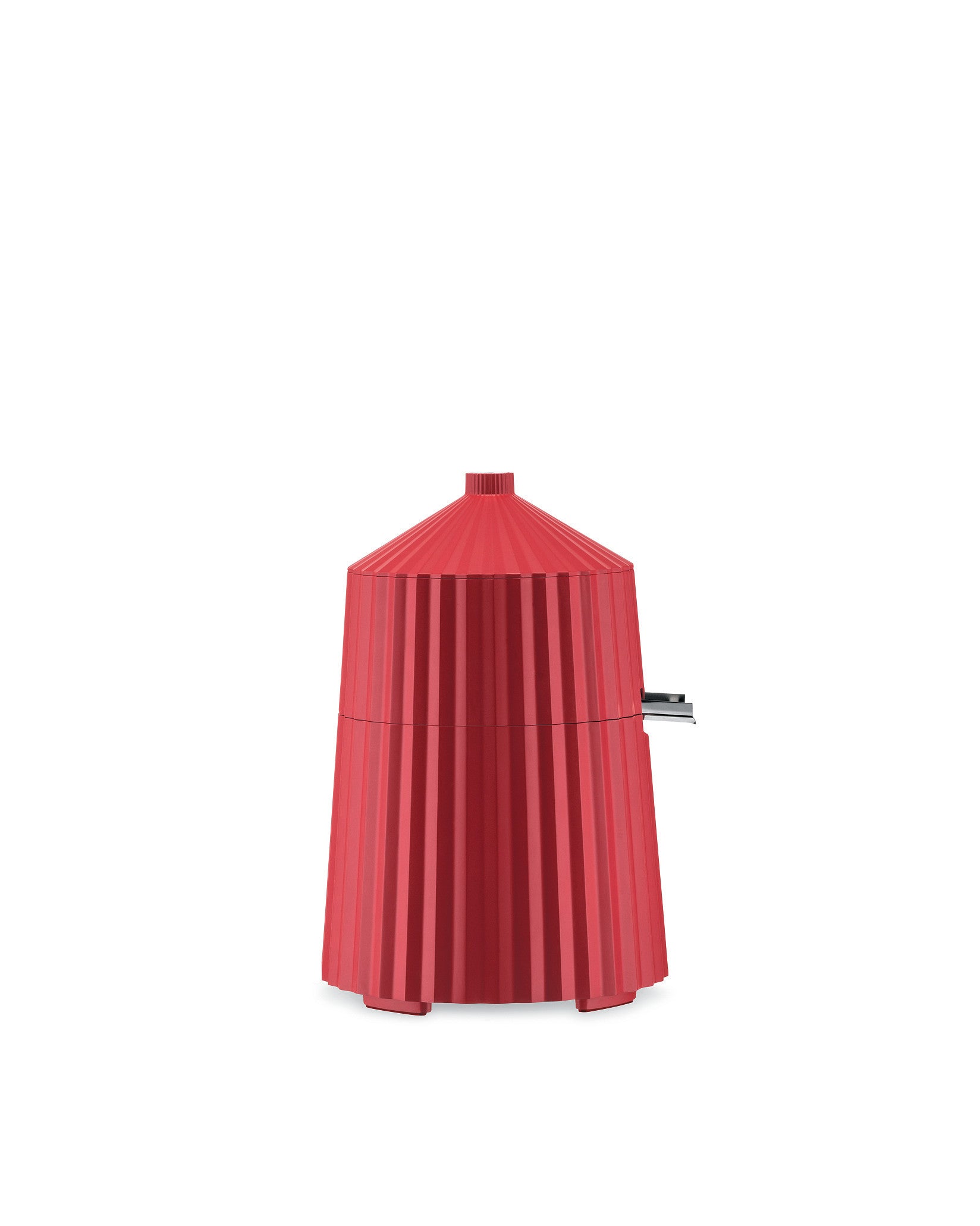 Plissé rosso Spremiagrumi elettrico. Spina europea. Alessi