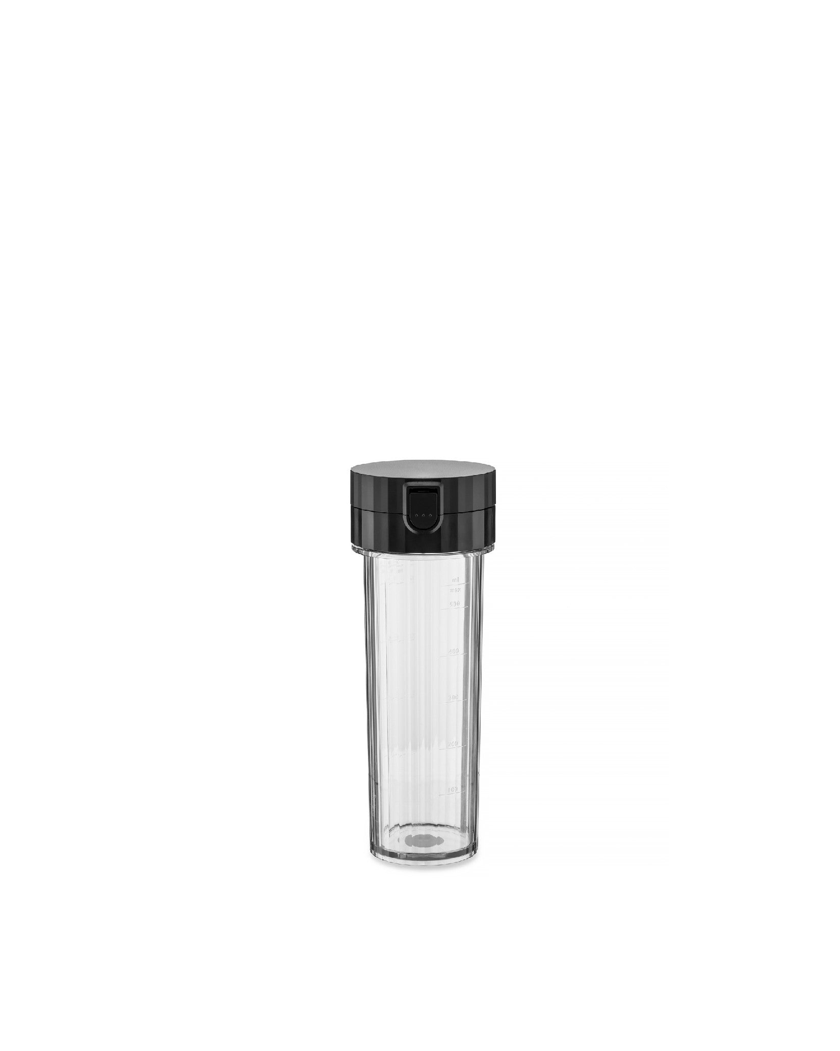 Plissé black Botella de agua Alessi