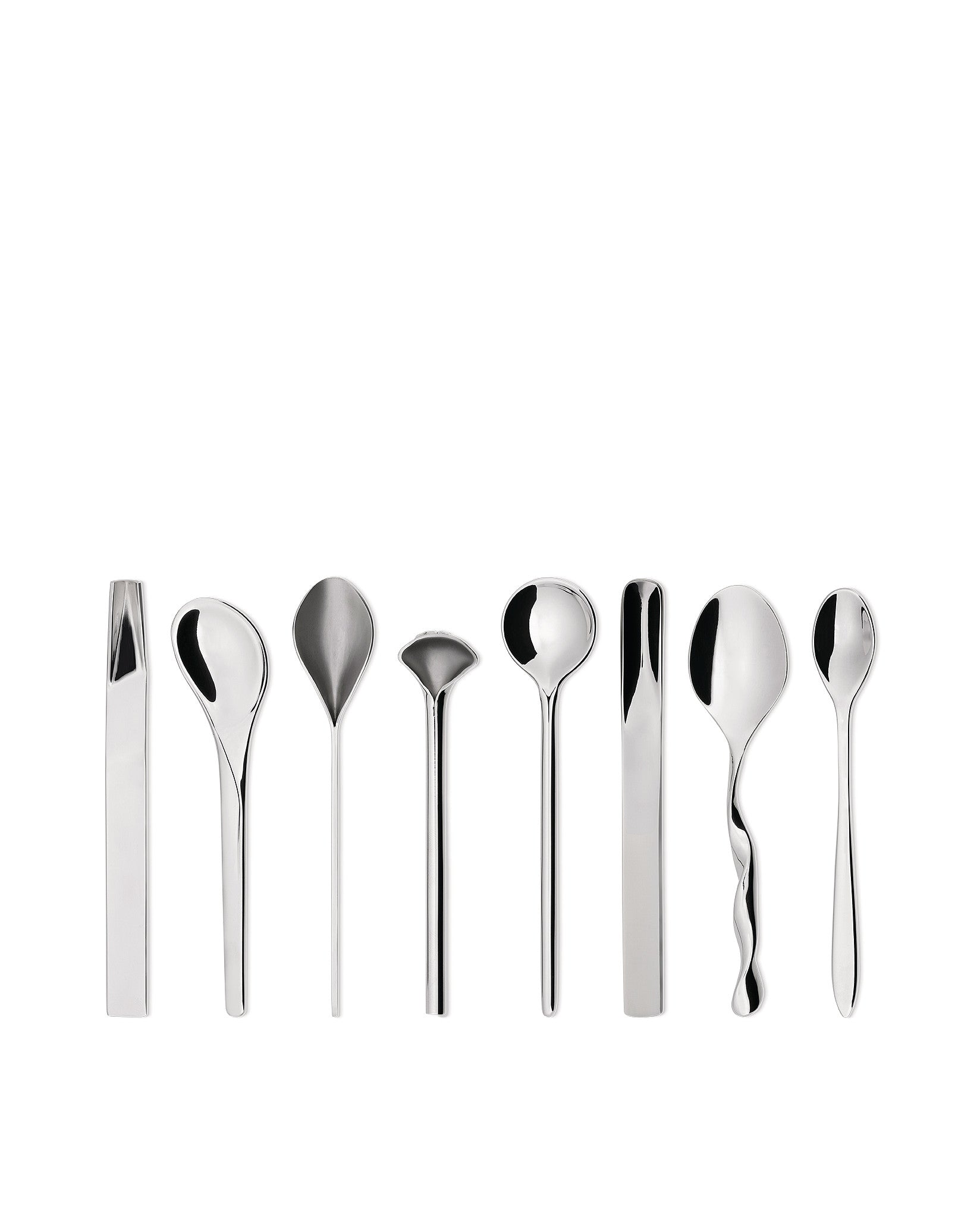 Alessiセット Il Caffè/Tè Alessi Set Of 8 Coffee Spoons | Alessi